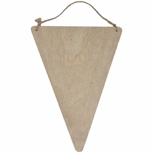 Vlag driehoek berken triplex (0540A)