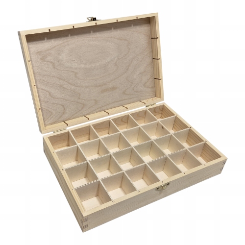 Kist met 24-vaks grenen (7774)