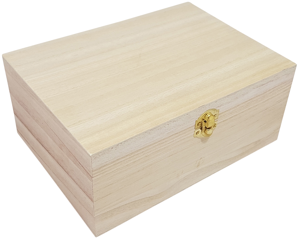 Kist A5 formaat klepdeksel paulownia (6317-3) (gv)
