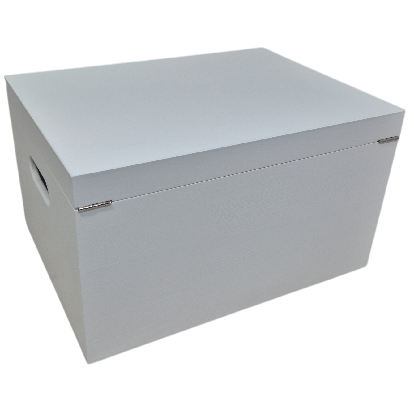 Opbergkist rechthoek wit groot luxe (0200-1 White)