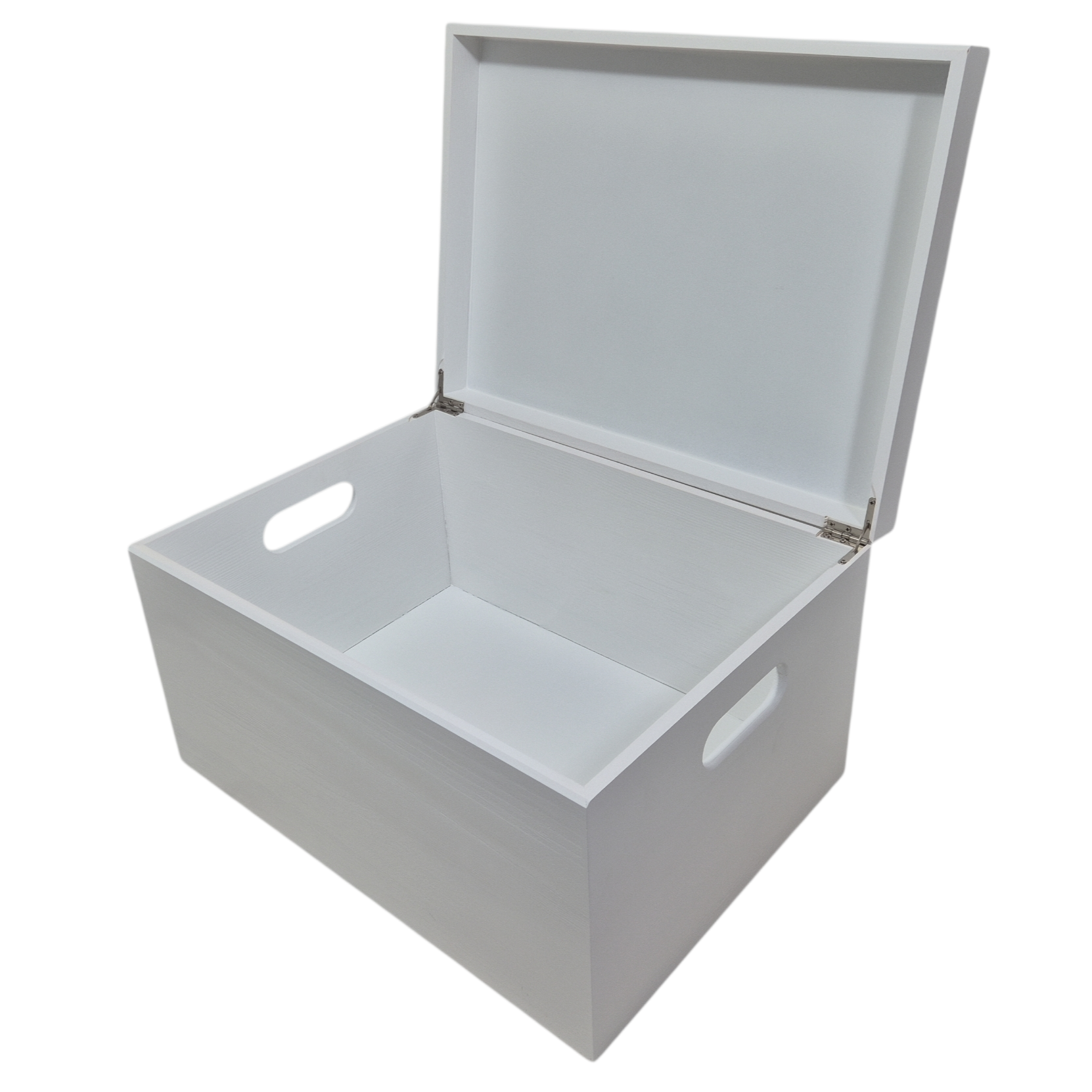 Opbergkist rechthoek wit groot luxe (0200-1 White)