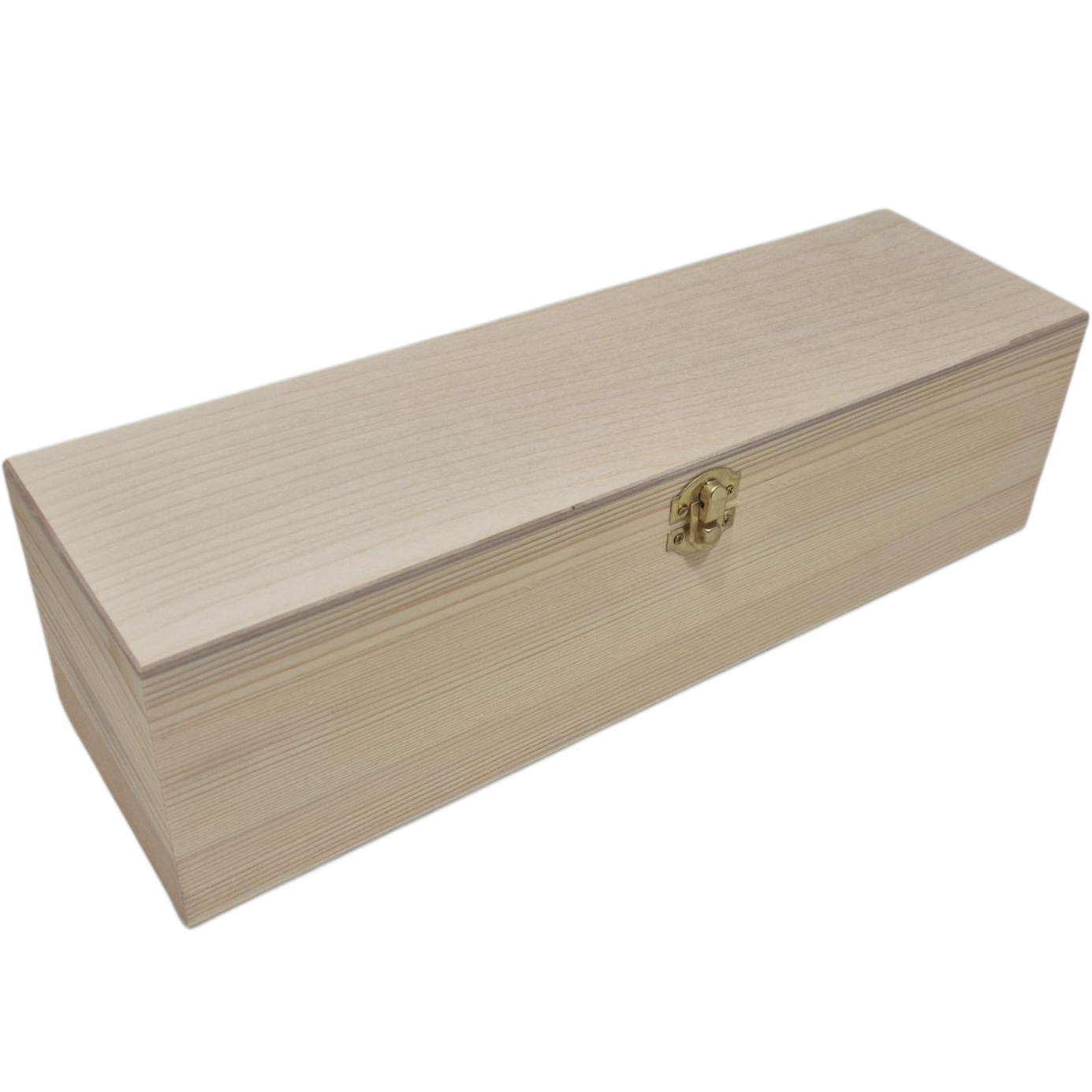 Wijnkist 1 fles grenen (7831A)